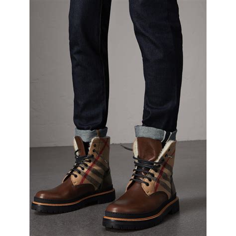 are burberry boots winter proof|burberry leather boots.